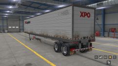 XPO Logistics Trailer Skin + Mudflaps + AI Trailer Owned 2