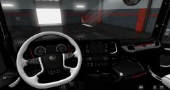 Black & White Interior для Scania Next Gen 2016 S&R 1