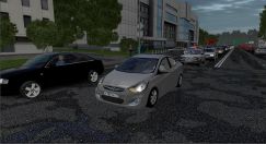 Hyundai Solaris 2012 в трафик 1