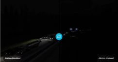 Darker Nights Add-on for Realistic Graphics Mod 1