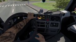 Animated hands on the steering wheel for all trucks 0