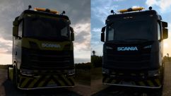 Желтые передние габаритные огни для Scania 2016 3