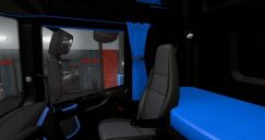 Black and Blue Interior for Scania S & R 2016 0