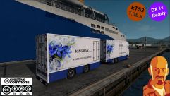 DAF XF116 Flower Shuttle + Trailer 1