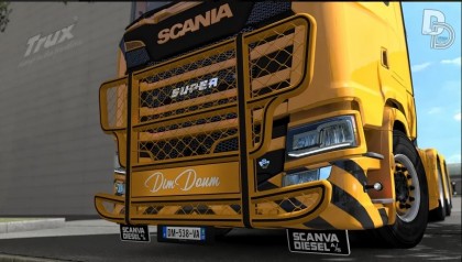 Кенгурятник «Trux Highway» для Scania S&R 2016