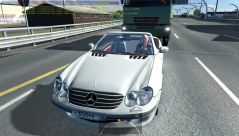 Mercedes Benz Cabrio AI Traffic Car 0