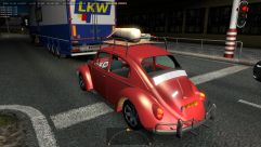 Volkswagen Beetle Fusca в трафик 2