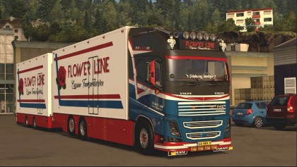 Volvo FH16 Flowerline + Trailer