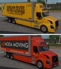 Skinpack For Volvo VNL Reworks ByCapital & Dolly Trailers ByCapital 12