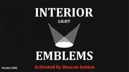 Interior Light & Emblems (add-on)