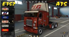 Dirty Pack Skins + Interior для грузовика Freightliner FLB 0