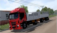 Iveco Cursor 330 тандем + прицеп 0