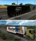 Прицепы Krone 4achs Jumbo Curtainsider в трафик 0