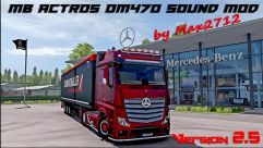 Mercedes Actros MP4/MP5 OM470 sound mod 1