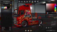 Santa Claus Riding Chopper Motorcycle для Volvo FH 2012 0