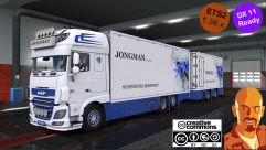 DAF XF116 Flower Shuttle + Trailer 2