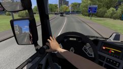 Animated hands on the steering wheel for all trucks (no tattoos) 2
