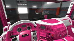 Тюнинг + скин "Pink" для DAF XF Euro 6 0
