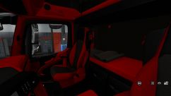 Mercedes Actros MP4 Red&Black Interior 0