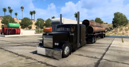 Cat 3406B Straight pipe sound