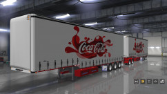 Прицеп Tautliner Coca Cola в собственность 3