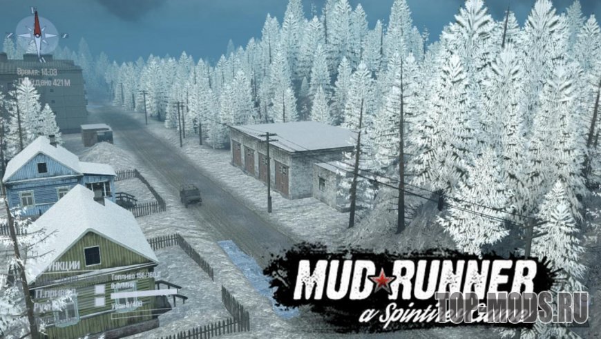 Мод карта зима. Карта зима SPINTIRES: MUDRUNNER. MUDRUNNER карта зима. Карта MUDRUNNER Сибирь. Мадраннер 2022 зимняя карта.