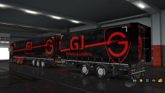GJ Express black & red для прицепа и Scania S 2016 2