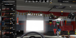 Animated side curtains for Renault Premium 0