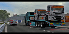 Truck Racing Transporter Trailer 0