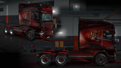 Красный тигр для Scania R RJL 0