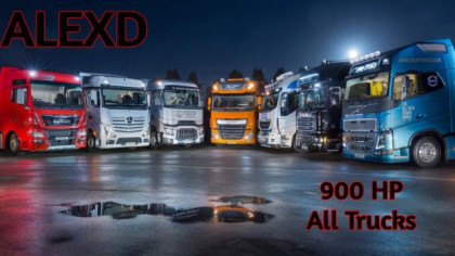 900 HP Engine All Trucks / 900 л.с. для всех грузовиков