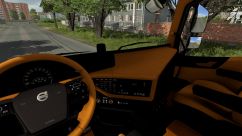 Black and Orange Interior for Volvo 0