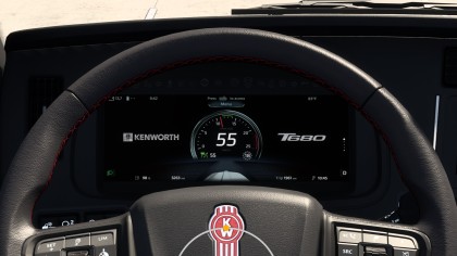 Kenworth T680 Next Gen Improved Dashboard