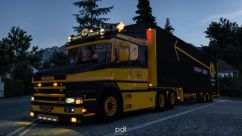 Scania T580 ASG Transport + trailer 0