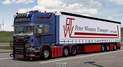 Scania R520 Peter Wouters + Trailer