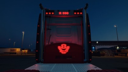 Scania PGRS V8 Backwall