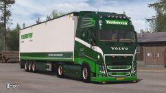 Volvo FH 2012 Verhoeven Transport Skin Pack 0