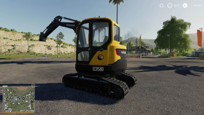 Volvo mini excavator