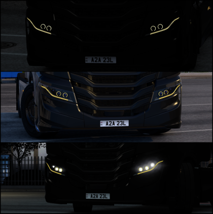 Custom Headlight for SCS Iveco S-Way