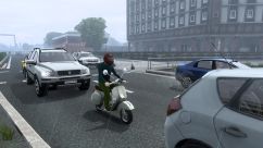 Scooters in traffic 0