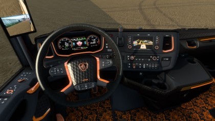 Scania NG S&R 2016 Interior Orange