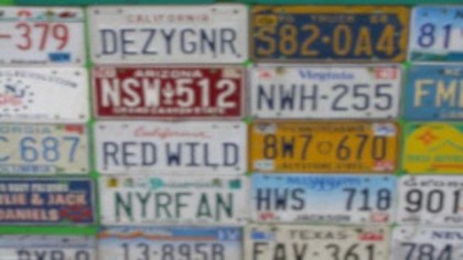 Newer License Plates