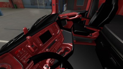 Scania Interior RedBlack