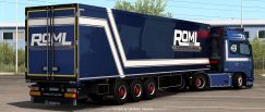 ROML Cargo Volvo FH3 and Krone Coolliner Skinpack 1
