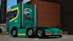 Scania S650 Leo Robertz KG + Kassbohrer Trailer 2