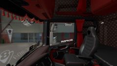 Scania Red Interior 0