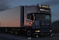Scania 164G 480 PDT Logistics + trailer 0
