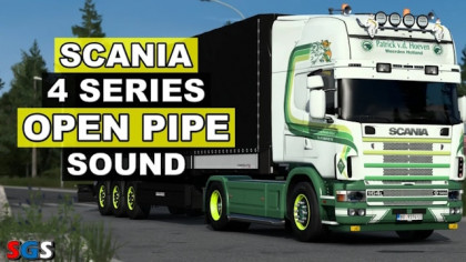 Scania R4 (RJL) Open Pipe Sound