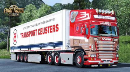 Scania V8 'Ronny Ceusters' Open Pipe