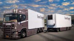 Scania NG S580 V8 Thermo Line Tandem + Trailer 0